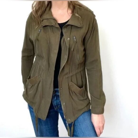 Daytrip Jacket Olive Green Full Zip Military Style From The Buckle   - S… - Picture 3 of 8